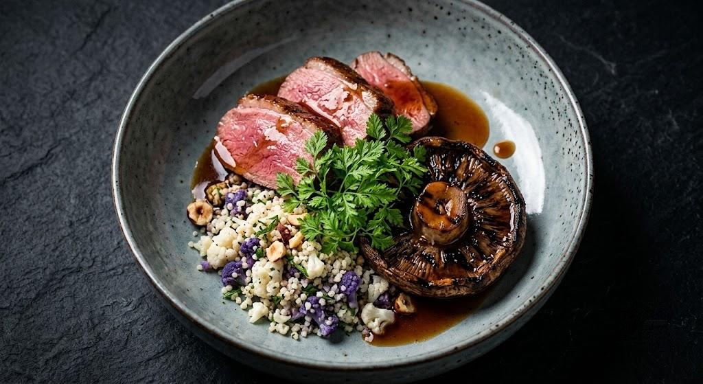 Canard rôti rosé